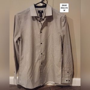 Men H&M Men Slim Fit Button Down Shirt